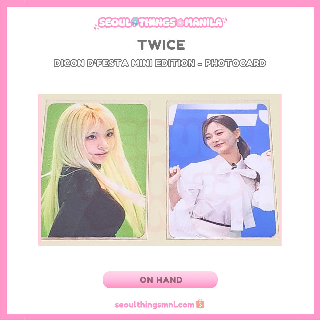 [ON HAND] TWICE - DICON D'Festa Mini Edition - Photocard