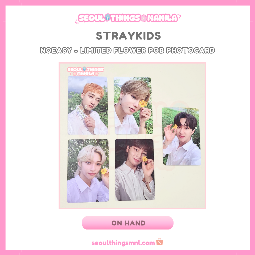 [ON HAND] STRAY KIDS - NOEASY - Limited Flower POB Photocard